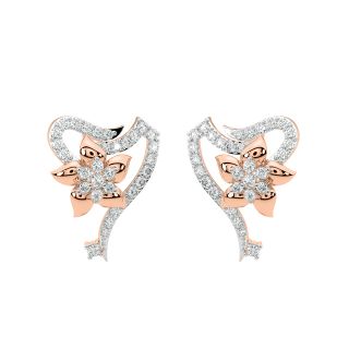 Miriam Round Diamond Stud Earrings